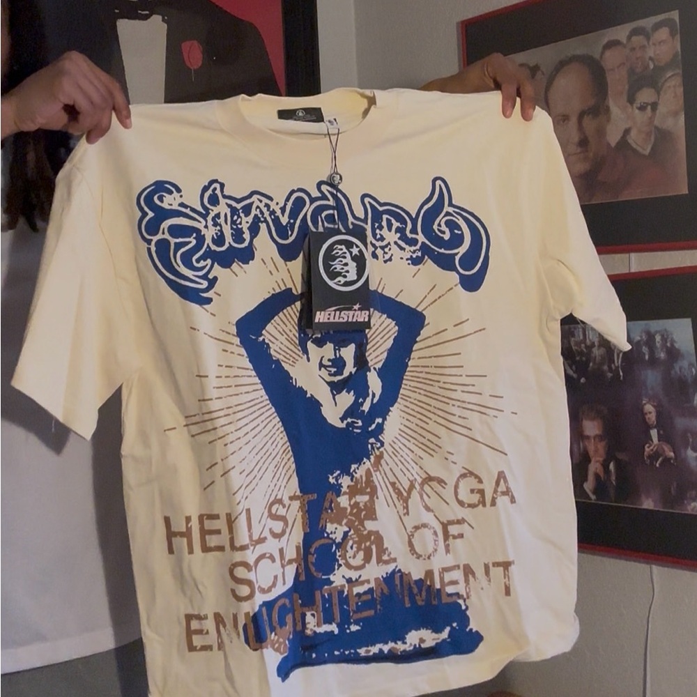 Helstar Cream Graphic Men's Tee SOLD❌❌❌